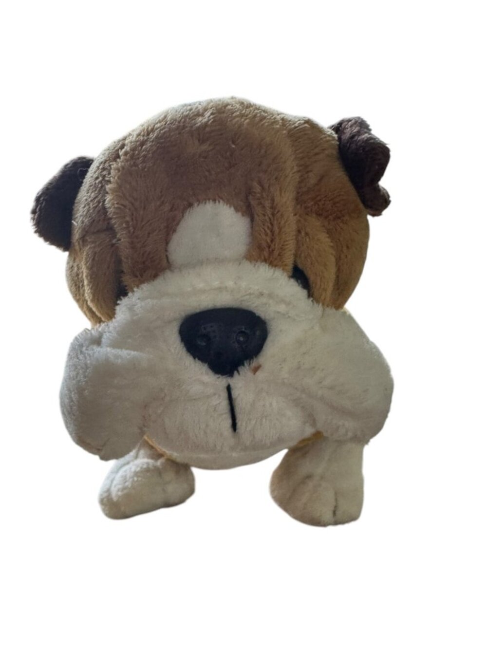 Webkinz Bulldog Plush Stuffed Animal By Ganz 9" Tan & White Soft Toy Collectible
